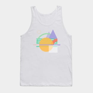 Geometric pastel cute modern abstract Tank Top